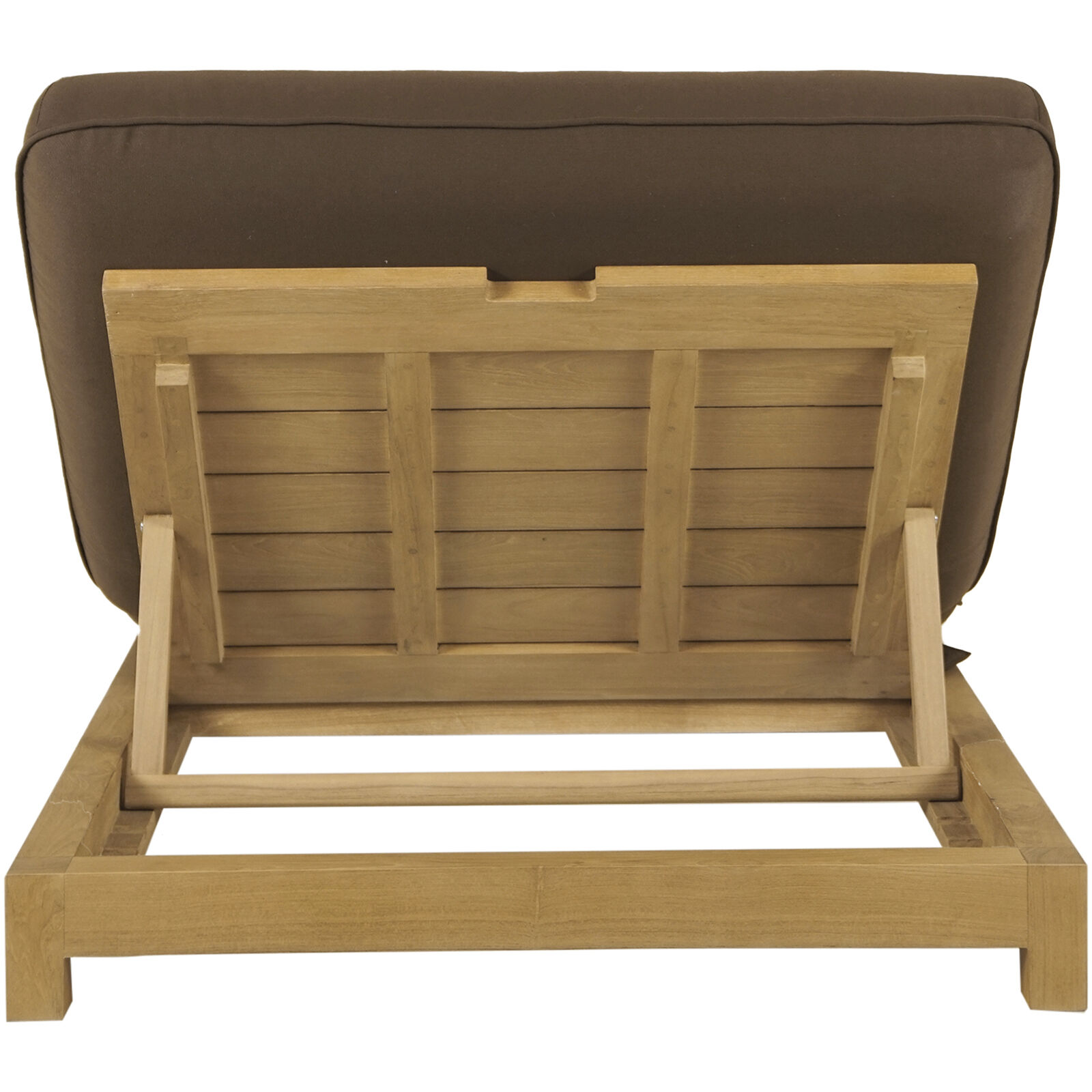 Enzo Brown Outdoor Adjustable Lounge Chair